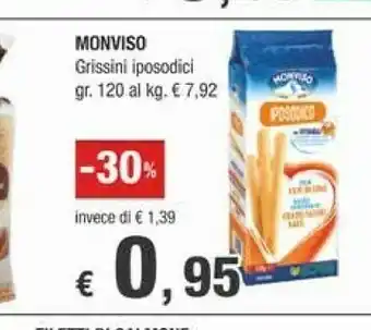 Crai Monviso Grissini Iposodici offerta