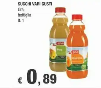 Crai Crai - Pesca Succo E Polpa 1000 G(ml) offerta