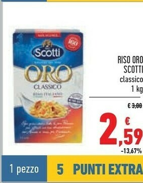 Conad Superstore Scotti Riso offerta