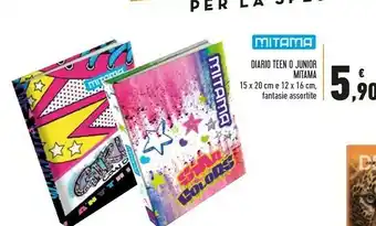Conad Mitama Diario Teen offerta