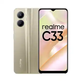 Trony Realme c33 16,5 cm (6.5) doppia sim android 12 4g micro-usb 4 gb 128 gb 5000 mah oro offerta