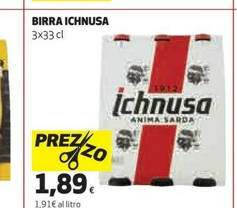 Coop Ichnusa Birra offerta