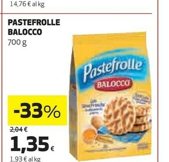Coop Balocco Biscotti offerta