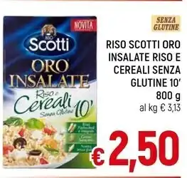 A&O Scotti riso oro insalate riso e cereali senza glutine 10' offerta