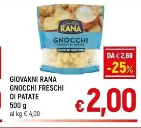 A&O Giovanni rana gnocchi freschi di patate offerta