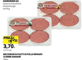 Coop Aia Hamburger Classico Di Tacchino offerta