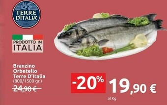 Carrefour Terre d'Italia Branzino offerta