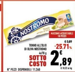 Nostromo tonno all'olio di oliva