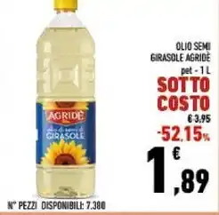 Conad City Agride olio semi girasole offerta