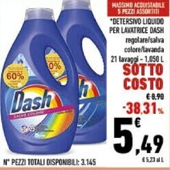 Conad City Dash detersivo liquido per lavatrice offerta
