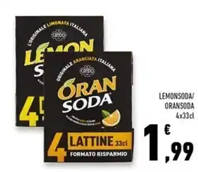 Conad Superstore Lemonsoda / oransoda offerta