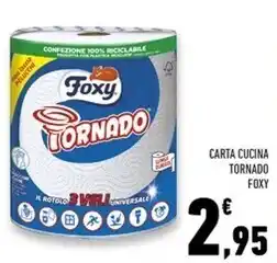 Conad Superstore Foxy carta cucina tornado offerta