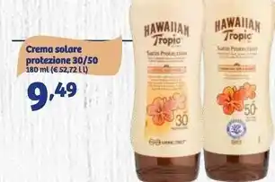 In'S Mercato Hawaiian tropic crema solare protezione 30/50 offerta