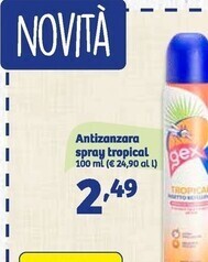 In'S Mercato Gex - antizanzara spray tropical offerta