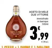 Conad Superstore Due vittorie aceto di mele offerta