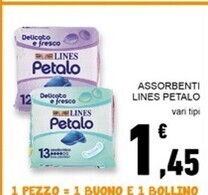 Conad Superstore Lines assorbenti petalo offerta