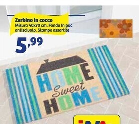 In'S Mercato Zerbino in cocco offerta