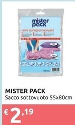Misterpack sacco sottovuoto