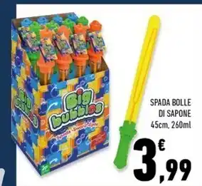 Conad Superstore Spada bolle di sapone offerta