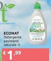Ipersoap Econat - detergente pavimenti naturale offerta