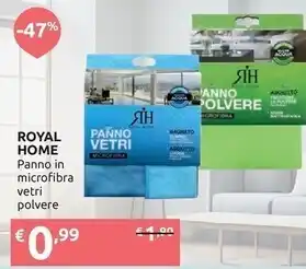 Ipersoap Royal home - panno in microfibra vetri polvere offerta