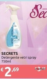 Ipersoap Secrets detergente vetri spray offerta