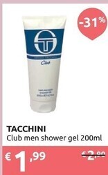 Ipersoap Tacchini - club men shower gel offerta
