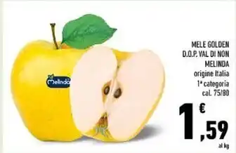 Conad Melinda mele golden d.o.p. val di non offerta