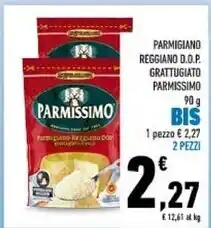 Conad Parmissimo parmigiano reggiano dop grattugiato offerta