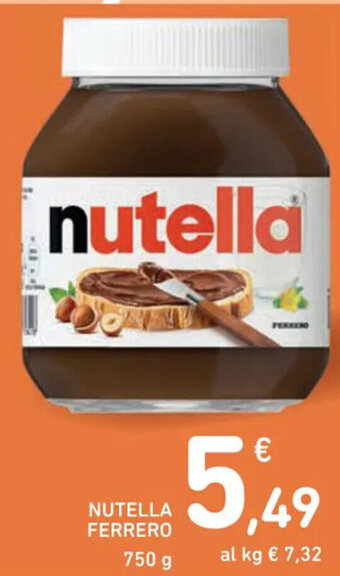 Spazio Conad NUTELLA FERRERO 750 g offerta