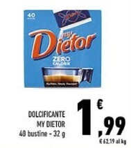 Conad Dietor dolcificante offerta