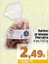 Porretta - tortini al limone