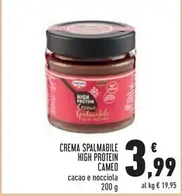 Conad Cameo crema spalmabile high protein offerta
