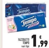 Conad Tempo fazzoletti offerta