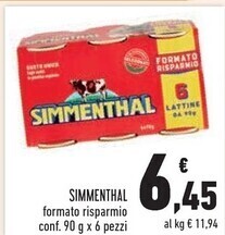 Conad Simmenthal formato risparmio offerta