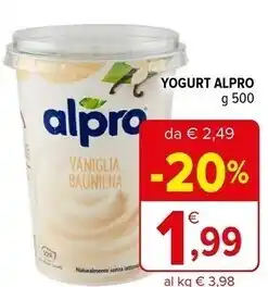 Iperal Alpro yogurt offerta