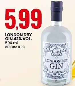 Eurospin London dry gin 42% vol. offerta