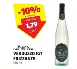 Piana del ruffo verduzzo igt frizzante