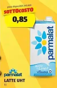 ALDI Parmalat latte uht offerta