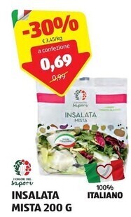 ALDI I colori del sapore insalata mista 200 g offerta
