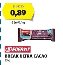 ALDI Enervit break ultra cacao offerta