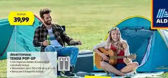 ALDI Adventuridge - tenda pop-up offerta