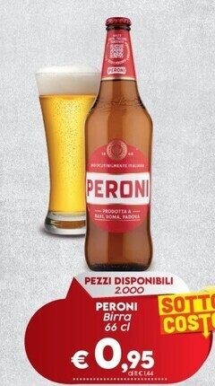 Crai Peroni birra offerta