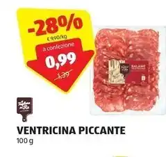 ALDI Il tagliere del re ventricina piccante offerta