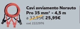 Norauto - cavi avviamento pro 35 mm² - 4,5 m