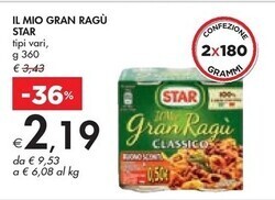 Bennet Star il mio gran ragù offerta