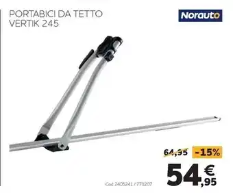 Norauto Norauto - portabici da tetto vertik 245 offerta