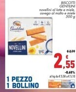 Conad City Gentilini biscotti offerta