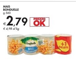 Bennet Bonduelle mais offerta