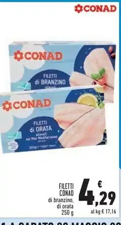 Conad City Conad filetti offerta